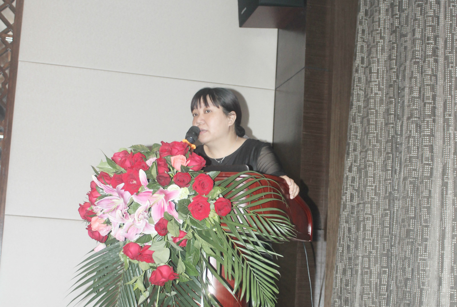 总经理张云女士发言